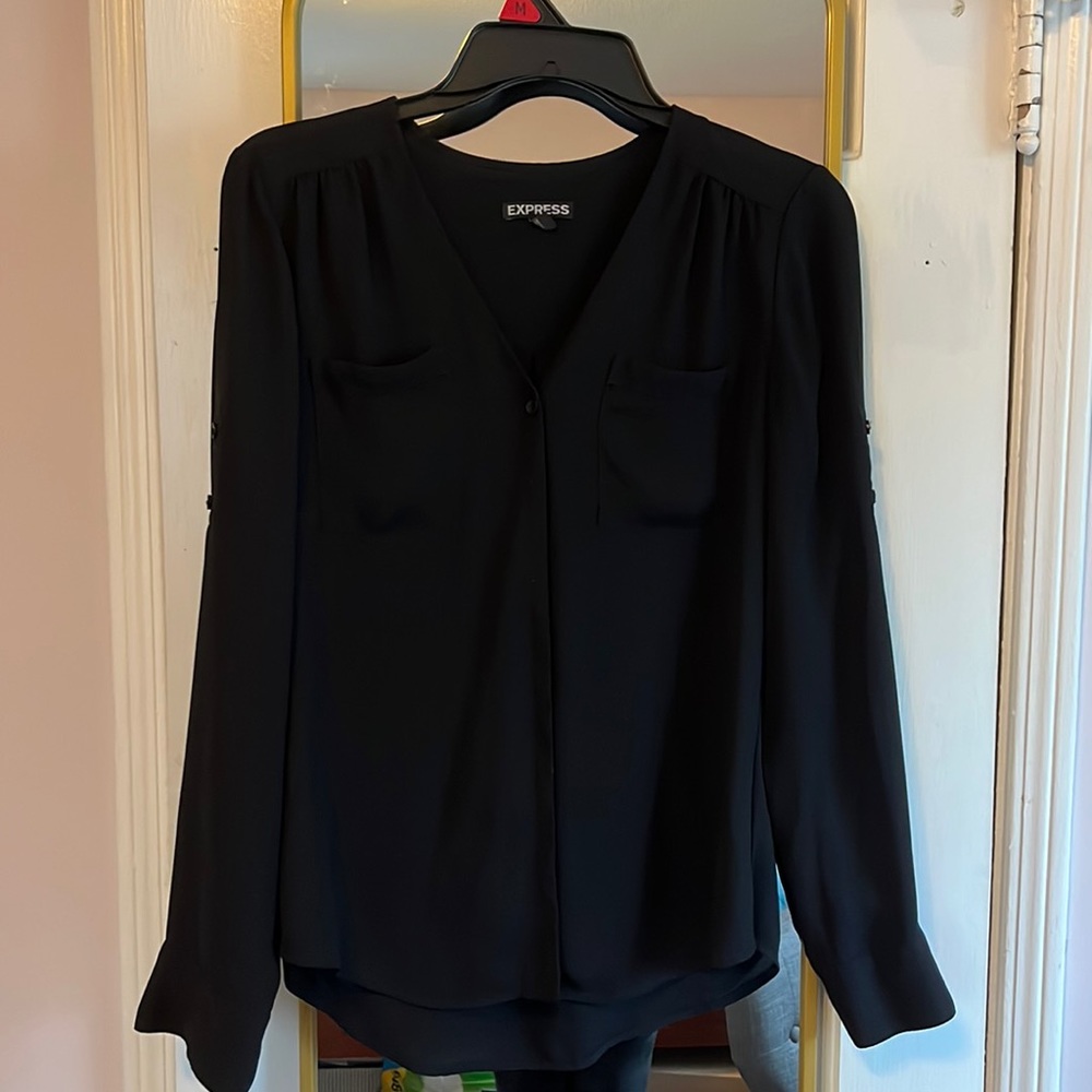 Black, no collar, Express Portofino. XS. Worn less than 5 times